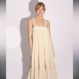 ARAMINTA JAMES
SUNSET DRESS IN SAND, size medium